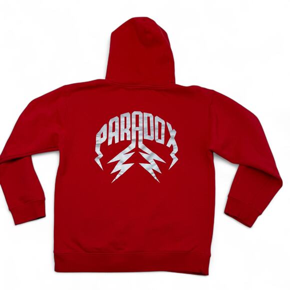 Paradox Labs Hoodie Mens Med Lightning Arc Logo Pullover USA